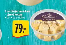 Albert S hořčičným semínkem - sýrové kostky 120 g nabídka