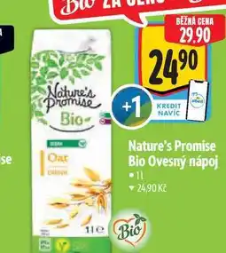 Albert Nature's Promise Bio Ovesný nápoj 1l nabídka