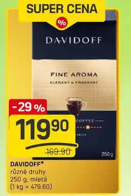Flop DAVIDOFF různé druhy 250 g nabídka