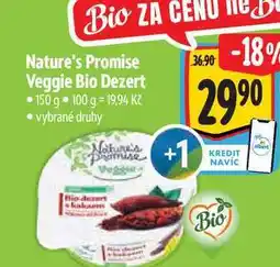 Albert Nature's Promise Veggie Bio Dezert 150 g nabídka