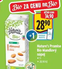 Albert Nature's Promise Bio Mandlový nápoj 1 l nabídka