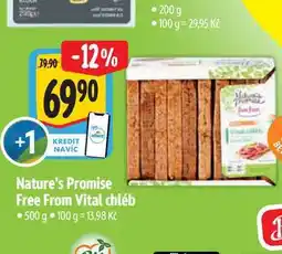 Albert Nature's Promise Free From Vital chléb 500 g nabídka