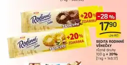 Flop SEDITA RODINNÉ VĚNEČKY různé druhy 100 g nabídka