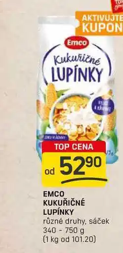 Flop EMCO KUKUŘIČNÉ LUPÍNKY různé druhy, sáček 340 - 750 g nabídka