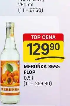 Flop MERUŇKA 35% FLOP 0,5l nabídka