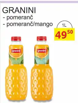 BENE Nápoje GRANINI - pomeranč - pomeranč/mango 1L nabídka