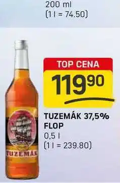 Flop TUZEMÁK 37,5% FLOP 0,5l nabídka