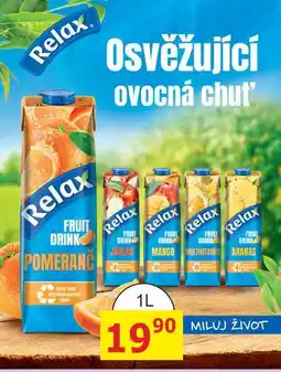 BENE Nápoje Relax FRUIT DRINK 1L nabídka