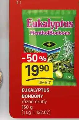 Flop EUKALYPTUS BONBÓNY různé druhy 150 g nabídka