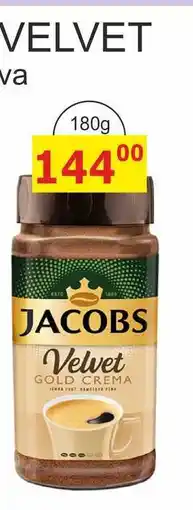 BENE Nápoje Jacobs Velvet Gold crema instantní káva 200g nabídka
