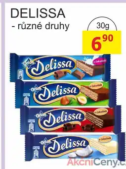 BENE Nápoje Orion Delissa 30g, vybrané druhy nabídka