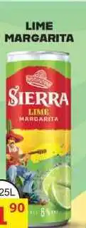 BENE Nápoje SIERRA LIME MARGARITA 0,25L míchaný drink nabídka
