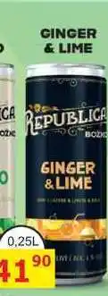 BENE Nápoje BOŽKOV REPUBLICA GINGER & LIME 0,25L míchaný drink nabídka