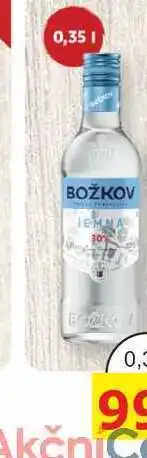BENE Nápoje BOŽKOV Vodka jemná 0,35l nabídka