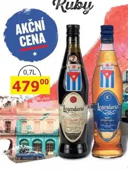 BENE Nápoje Legendario 0,7l nabídka