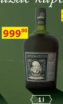 BENE Nápoje Diplomatico Reserva Exclusiva tmavý venezuelský rum 1l nabídka