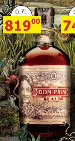 BENE Nápoje Don Papa 7y 0,7l 40% nabídka