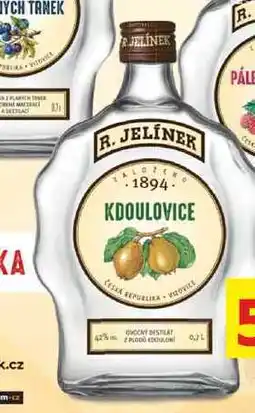 BENE Nápoje R. JELÍNEK KDOULOVICE 0,7l nabídka