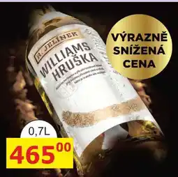 BENE Nápoje R. JELÍNEK WILLIAMS HRUŠKA 0,7l nabídka