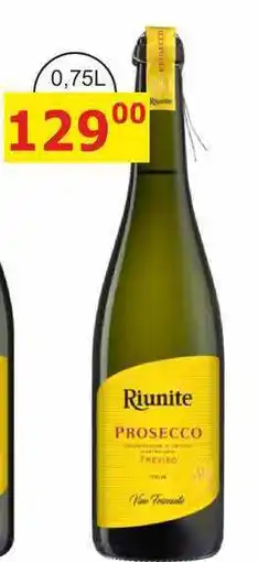 BENE Nápoje Riunite PROSECCO TREVISO 0,75l nabídka