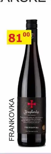 BENE Nápoje Templářské sklepy 0,75l FRANKOVKA nabídka