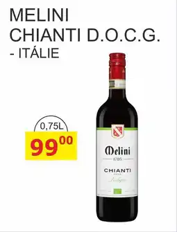 BENE Nápoje MELINI CHIANTI D.O.C.G. - ITÁLIE 0,75L nabídka