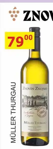 BENE Nápoje ZNOVÍN ZNOJMO 0,75l MÜLLER THURGAU nabídka
