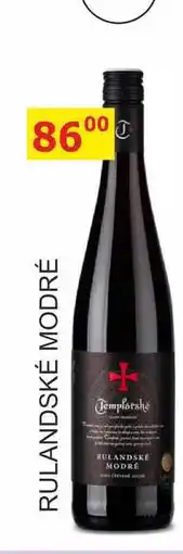 BENE Nápoje Templářské sklepy 0,75l RULANDSKÉ MODRÉ nabídka
