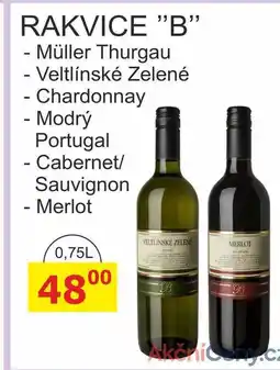 BENE Nápoje RAKVICE B - Müller Thurgau 0,75L nabídka