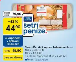 Tesco Tesco Čerstvá vejce z halového chovu, 10 ks. velikost M nabídka