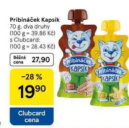 Tesco Pribináček Kapsík, 70 g, dva druhy nabídka