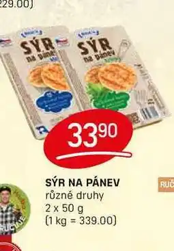 Flop SÝR NA PÁNEV různé druhy 2 x 50 g nabídka
