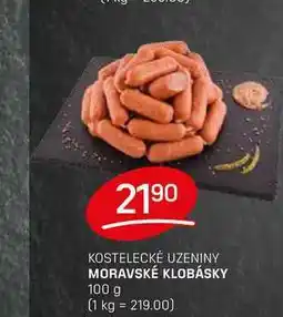 Flop MORAVSKÉ KLOBÁSKY 100 g nabídka