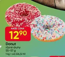 Hruška Donut různé druhy 55-57 g nabídka