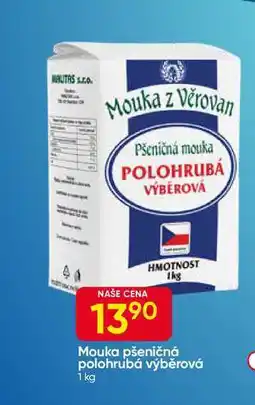 Hruška Mouka z Věrovan Pšeničná mouka 1kg nabídka