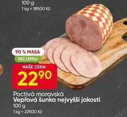 Hruška Vepřová šunka nejvyšší jakosti 100 g nabídka