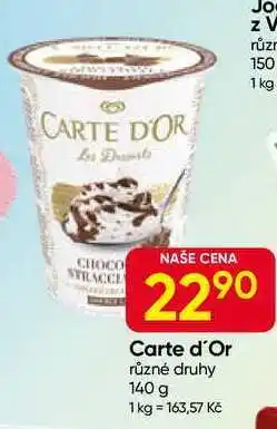 Hruška Carte d'Or různé druhy 140 g nabídka