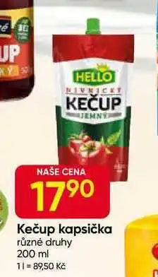 Hruška Hello Kečup kapsička různé druhy 200 ml nabídka