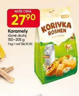Hruška Roshen Karamely různé druhy 150-205 g nabídka