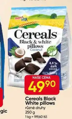 Hruška BONA VITA Cereals Black White pillows různé druhy 250 g nabídka