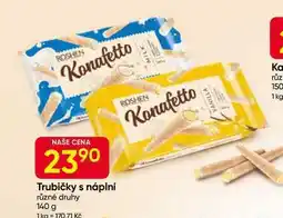 Hruška Konafetto Trubičky s náplní různé druhy 140 g nabídka