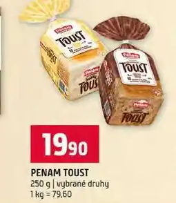 Terno PENAM TOUST 250 g vybrané druhy nabídka