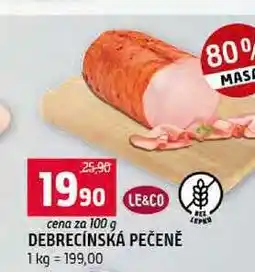 Terno DEBRECÍNSKÁ PEČENĚ 100g nabídka