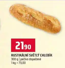 Terno RUSTIKÁLNÍ SVĚTLÝ CHLEBÍK 300 g pečivo dopečené nabídka