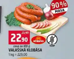 Terno VALAŠSKÁ KLOBÁSA 100g nabídka