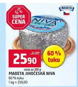 Terno MADETA JIHOČESKÁ NIVA 60% tuku 100g nabídka