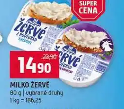 Terno MILKO ŽERVÉ 80 g vybrané druhy nabídka