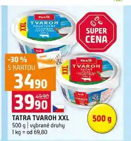 Terno TATRA TVAROH XXL 500 g vybrané druhy nabídka