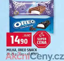 Terno MILKA, OREO SNACK 27-29g nabídka