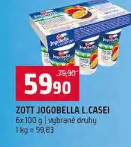 Terno ZOTT JOGOBELLA L.CASEI 6x 100 g vybrané druhy nabídka